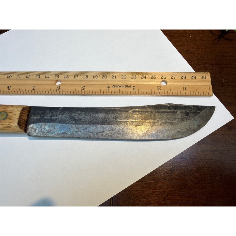 Old Hickory Ontario Knife Company 7" Blade Butcher Kitchen 11.5" Total - Picture 9 of 11